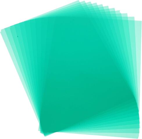 10pcs Light Green PVC Gel Light Filter Sheet for Optical Experiments in Saudi Arabia