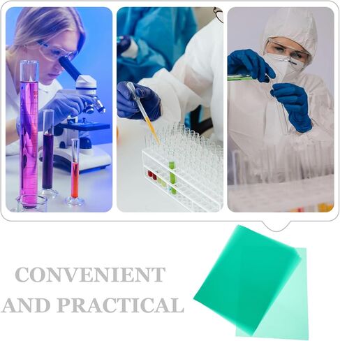 10pcs Light Green PVC Gel Light Filter Sheet for Optical Experiments in Saudi Arabia