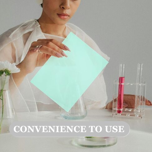 10pcs Light Green PVC Gel Light Filter Sheet for Optical Experiments in Saudi Arabia