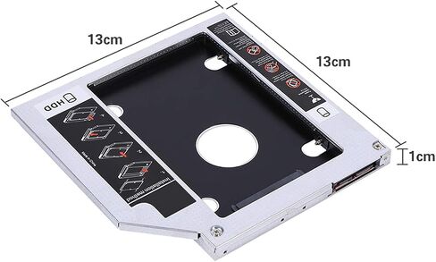 9.5mm Aluminum HighQuality Hard Drive Adapter for Laptop Dual Boot in Kuwait