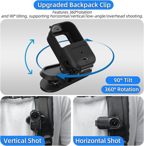 Upgraded Backpack Clip Mount for DJI Osmo Nano Accessories in Saudi Arabia