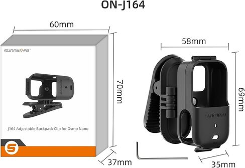 Upgraded Backpack Clip Mount for DJI Osmo Nano Accessories in Saudi Arabia