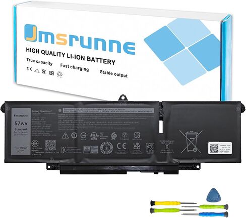 66DWX استبدال بطارية الكمبيوتر المحمول Dell Latitude 7440 7450 7340 7350 7640 7650 Series Notebook WW8N8 0JNYT4 JNYT4 0047T0 047T0 0CTJJ6 CTJJ6 0V0W55 V0W55 FH97R 00HYH8 0HYH8 086D0Y 86D0Y in Kuwait
