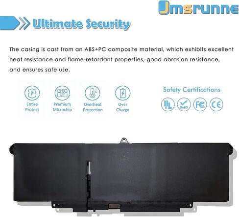 66DWX استبدال بطارية الكمبيوتر المحمول Dell Latitude 7440 7450 7340 7350 7640 7650 Series Notebook WW8N8 0JNYT4 JNYT4 0047T0 047T0 0CTJJ6 CTJJ6 0V0W55 V0W55 FH97R 00HYH8 0HYH8 086D0Y 86D0Y in Kuwait