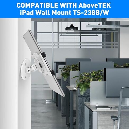 AboveTEK Retail Kiosk Bracket Tablet Holder with Width or Height Measurement in The Range of 6.6"-8.0"(Holder Only), Compatible with Retail Tablet Stand (TS-138W) in Saudi Arabia