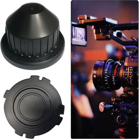 PL Mount Cinema Lens Caps Set, Durability ABS Plastic Body and Rear Caps for PL Mount Cameras Movie Lens in Saudi Arabia
