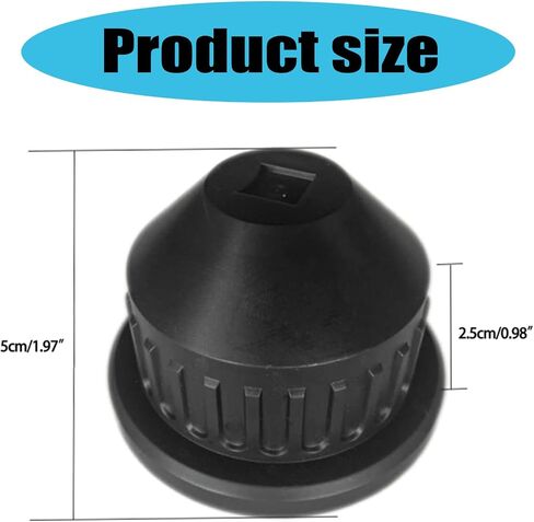 PL Mount Cinema Lens Caps Set, Durability ABS Plastic Body and Rear Caps for PL Mount Cameras Movie Lens in Saudi Arabia