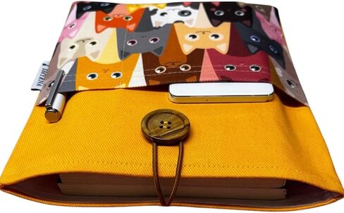 Book Sleeve Case for Apple Vorcom S12, Multicolor Fabric, Back Cover Style, Compatible with Apple Devices - Multicolor in Kuwait