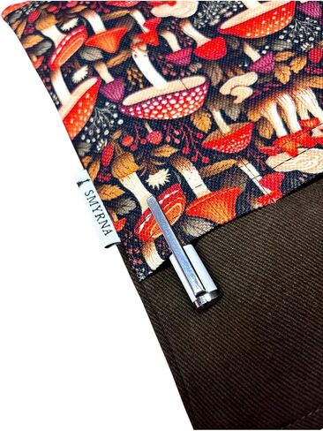 Book Sleeve Case Cover Brown Cotton Gabardine for Books and Tablets Standard Size - Brown, Standart in Kuwait