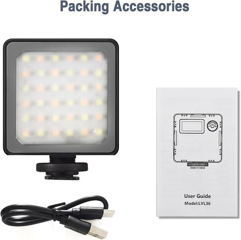 LED Camera Light, Adjustable Brightness, 2800K-8500K in Saudi Arabia