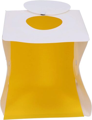 صندوق إضاءة صغير قابل للطي للتصوير الفوتوغرافي، صندوق استوديو صور LED مع 6 خلفيات، خيمة محمولة تعمل بمنفذ USB لتصوير منتجات المجوهرات in Kuwait