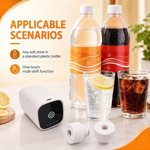 مضخة Fizz Keeper لحفظ الكربنة قابلة لإعادة الشحن عبر USB لزجاجات الصودا in Kuwait
