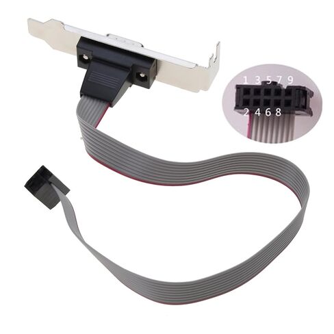 Motherboard RS232 DB9 Male Port Cable, Silver in Kuwait