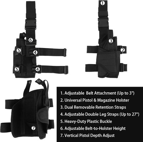 Drop Leg Holster, Thigh Holster, Leg Holsters for Pistols in Saudi Arabia