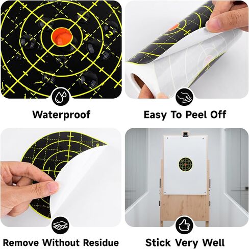 Anwyll Shooting Target Stickers - 6'' Splatter Targets for Shooting Range in Saudi Arabia