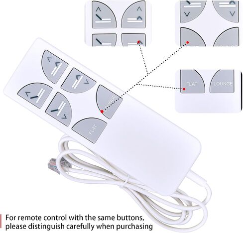 Replacement Remote Control for Serta Motion Essentials 2 II Linak HB12012-00 Adjustable Bed in Saudi Arabia