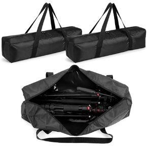 3 Pcs Tripod Case Bag Waterproof Oxford Cloth Heavy Duty Black 28.3x6.5in in Saudi Arabia