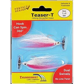 THUNDERMIST LURE COMPANY TSR-7X8-WP Teaser-T Fishing Terminal Tackle, Pink in Saudi Arabia