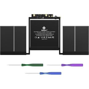 A1706 Battery, Egoway A1819 Replacement Laptop Battery for MacBook Pro 13 inch Touch Bar A1706 (Late 2016 Year, Mid 2017 Year), EMC 3071 3163 [11.41V/4320mAh] in Kuwait
