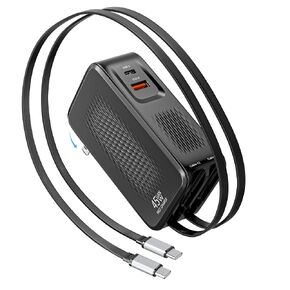 Retractable USB C Charger,45W iPhone Charger Fast Charging,4in1 Foldable Charger Plug Block Dual Type C Cable Cord for iPhone 17E/17 ProMax/17/16e/16/15,Samsung Galaxy S26Ultra/S26/S25/S24/S23,Android in Kuwait