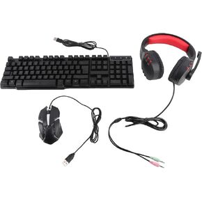 Aoresac TF800 Gaming Combo 104 Keys Rainbow Backlit Keyboard Breathing in Kuwait