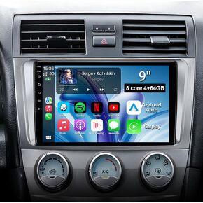 8Core 4+64GB Car Radio Stereo for Toyota Camry 2006-2011, Pluy and Play 9" Android 13 Head Unit with Carplay/Android Auto SWC/1080P Backup Camera/AM & FM Radio in Saudi Arabia