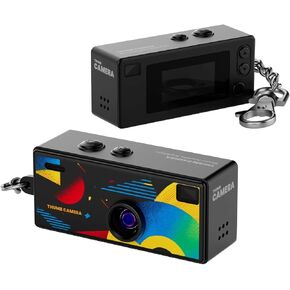 Thumb Keychain Camera 0.96" Retro Mini Camera 1080P Camcorder Video Recorder with Flash Support TF Card in Saudi Arabia
