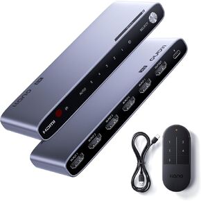 llano HDMI 2.1 Switch 5 in 1 Out, 8K@60Hz with Remote, 4K@120Hz/240Hz in Saudi Arabia