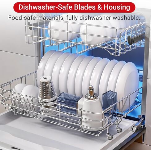 Updated Cheese Grater Slicer Shredder Attachment for KitchenAid Stand Mixers, Salad Machine with Vegetable Slicer, Salad Maker, Food Slicers Slicer Shredder Attachment with 4 Blades Dishwasher Safe in Kuwait