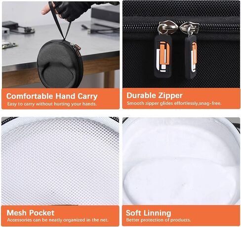 Hard EVA Carry Case Compatible with Sarevile/TECKNET Trucker Bluetooth Headset V5.2 Wireless Headset Protective Shockproo Storage Box (Case Only) in Kuwait