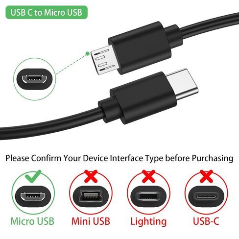 Tobfit Micro USB Charger for Bose SoundLink Color Bluetooth Speaker I II III, SoundLink Mini 2, Micro, Revolve Plus, Soundwear Companion, QC20 QC35, SoundSport Free in Saudi Arabia