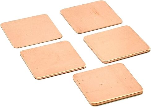 10pcs 15x15x1.5mm DIY Copper Spacer Heat Sink Thermal Pad Cooling Laptop BGA CPU VGA Chip RAM IC Cooler in Saudi Arabia