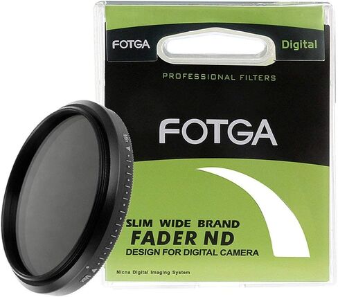 Fotga 40.5mm ND Filter, Slim Fader Variable Adjustable ND2 to ND400 Neutral Density Filter for Camera Lens Photography, Optical Glass in Saudi Arabia