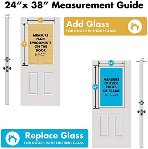 ODL Clear Low-E Door Glass - 9 Light External Grille - 24" x 38" Frame Kit in Saudi Arabia