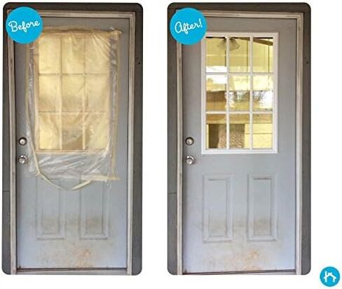 ODL Clear Low-E Door Glass - 9 Light External Grille - 24" x 38" Frame Kit in Saudi Arabia