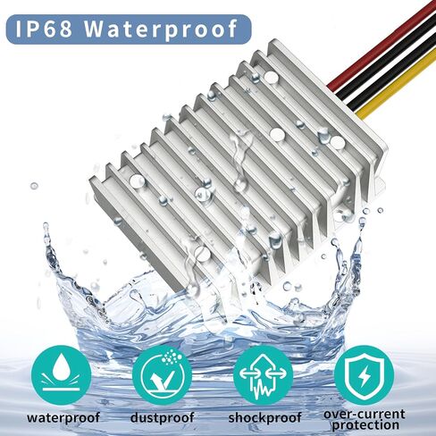 24V 36V 48V to 12V 30A 360W Converter Step Down Voltage Reducer with Fuse in Saudi Arabia