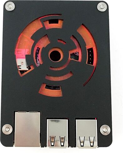 C4Labs Zebra Desk-Star, Radium Pink Case for The Raspberry Pi 3B+, 3, Pi2, and Pi B in Kuwait