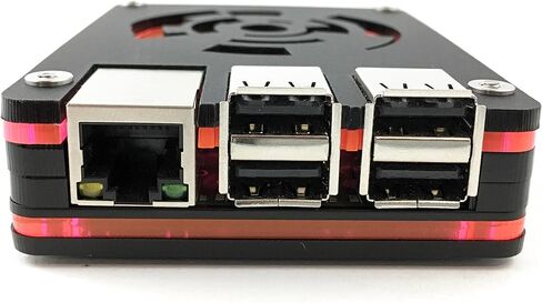 C4Labs Zebra Desk-Star, Radium Pink Case for The Raspberry Pi 3B+, 3, Pi2, and Pi B in Kuwait