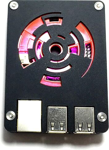 C4Labs Zebra Desk-Star, Radium Pink Case for The Raspberry Pi 3B+, 3, Pi2, and Pi B in Kuwait