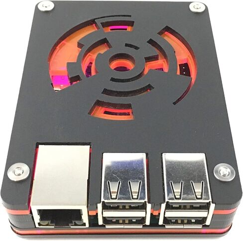 C4Labs Zebra Desk-Star, Radium Pink Case for The Raspberry Pi 3B+, 3, Pi2, and Pi B in Kuwait