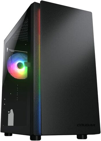 Cougar Gaming Purity RGB Mini Tower Case - Mini ITX/Micro ATX, pre-Installed ARGB LED Strip in Kuwait