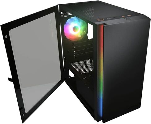 Cougar Gaming Purity RGB Mini Tower Case - Mini ITX/Micro ATX, pre-Installed ARGB LED Strip in Kuwait