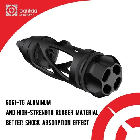 sanlida Archery Dragon 10 Stabilizer Bow Riser Extension Dampener, Quick Disconnect Silencer for Recurve Bow Compound Bow in Saudi Arabia
