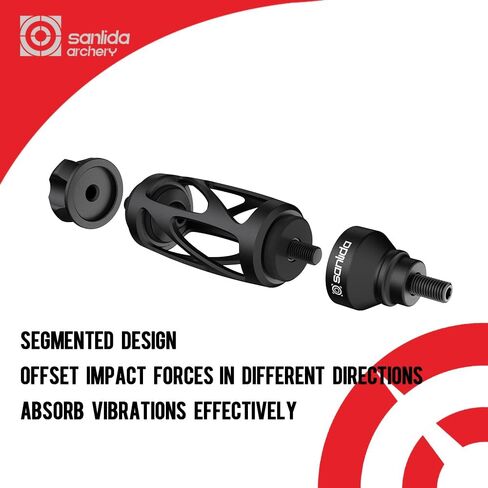 sanlida Archery Dragon 10 Stabilizer Bow Riser Extension Dampener, Quick Disconnect Silencer for Recurve Bow Compound Bow in Saudi Arabia