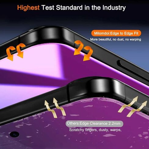Milomdoi Gradient Colorful Privacy Screen Protector for iPhone 17 Air in Saudi Arabia