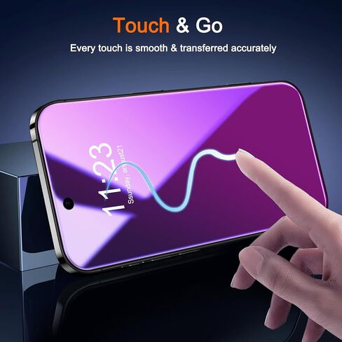 Milomdoi Gradient Colorful Privacy Screen Protector for iPhone 17 Air in Saudi Arabia