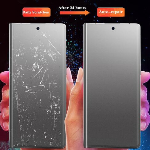 3 Pack Matte Tempered Glass Designed for Galaxy Z Fold 8 Ultra/Z Fold 7 Screen Protector, 3PCS Anti-peep Tempered Glass Film 9H Hardness Scratch Resistant in Saudi Arabia