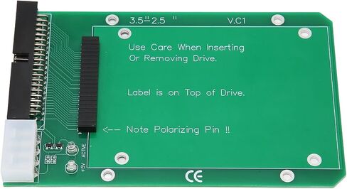 Fabater 2.5in to 3.5in HDD SDD 44pin IDE Converter Card, Secure Transfer in Saudi Arabia