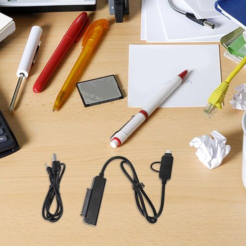 Baluue USB C to Serial Ata Cable for 2.5 Inch Hard Drive, Black in Kuwait