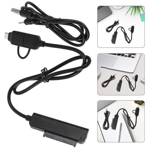 Baluue USB C to Serial Ata Cable for 2.5 Inch Hard Drive, Black in Kuwait